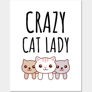 Crazy Cat Lady Posters and Art